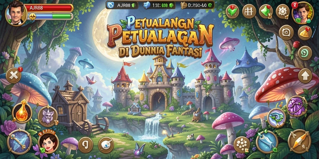 Tampilan gameplay yang menakjubkan dari AJR88 dalam petualangan yang mendebarkan.
