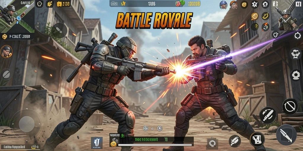 Tampilan aksi seru dalam gameplay CALO288, ready for battle.