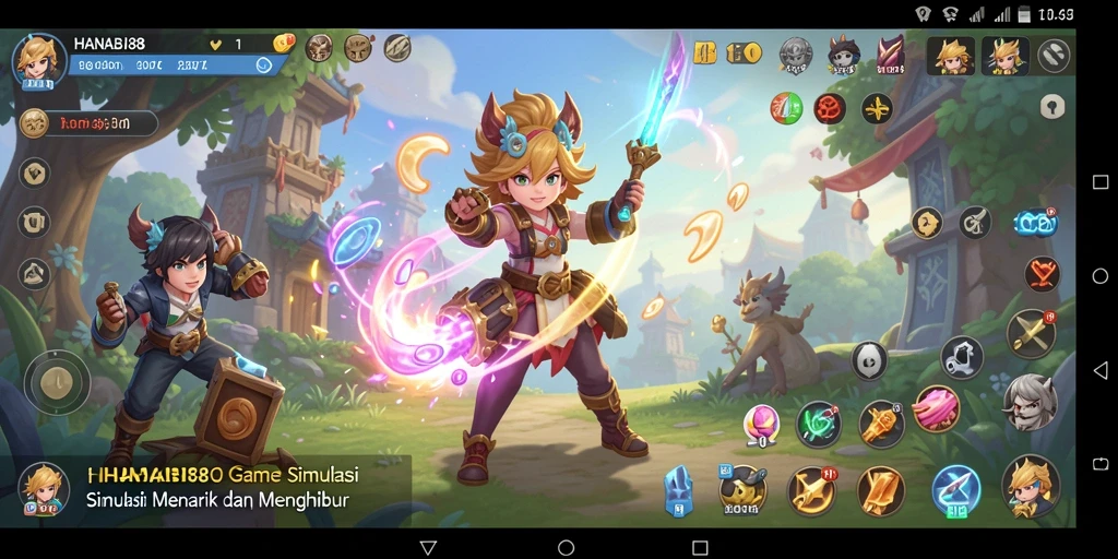 Screenshot gameplay <strong>HANABI88</strong> menampilkan pengalaman simulasi yang imersif.