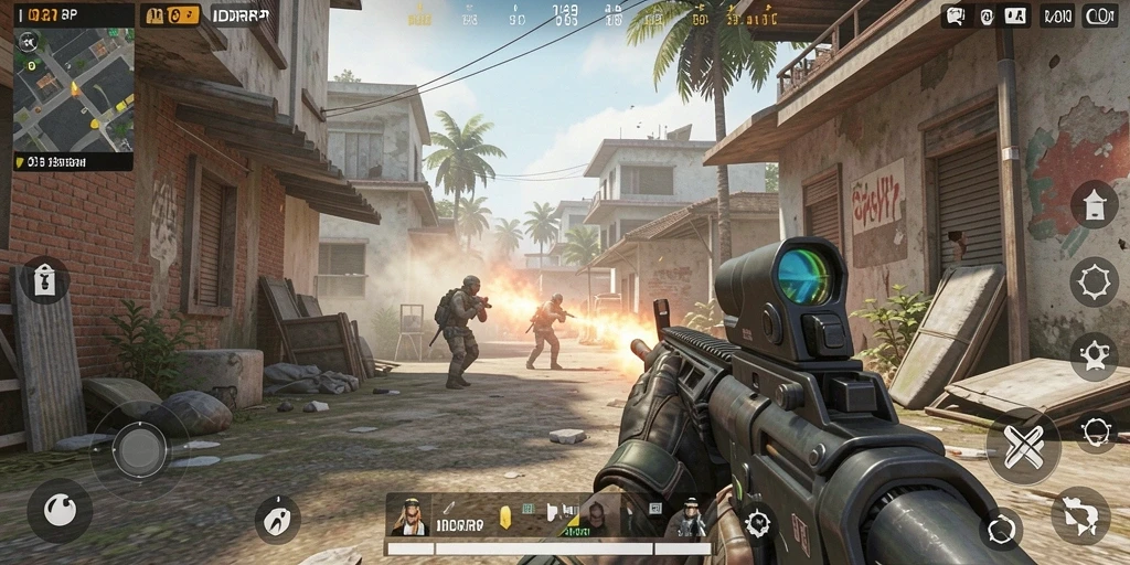 Gameplay menegangkan dengan strategi tim di IDRRP.