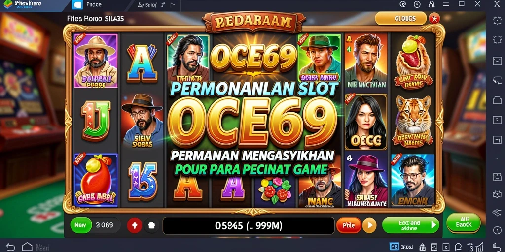 Tampilan gameplay OCE69 yang seru dan mengasyikkan saat berputar di gulungan.