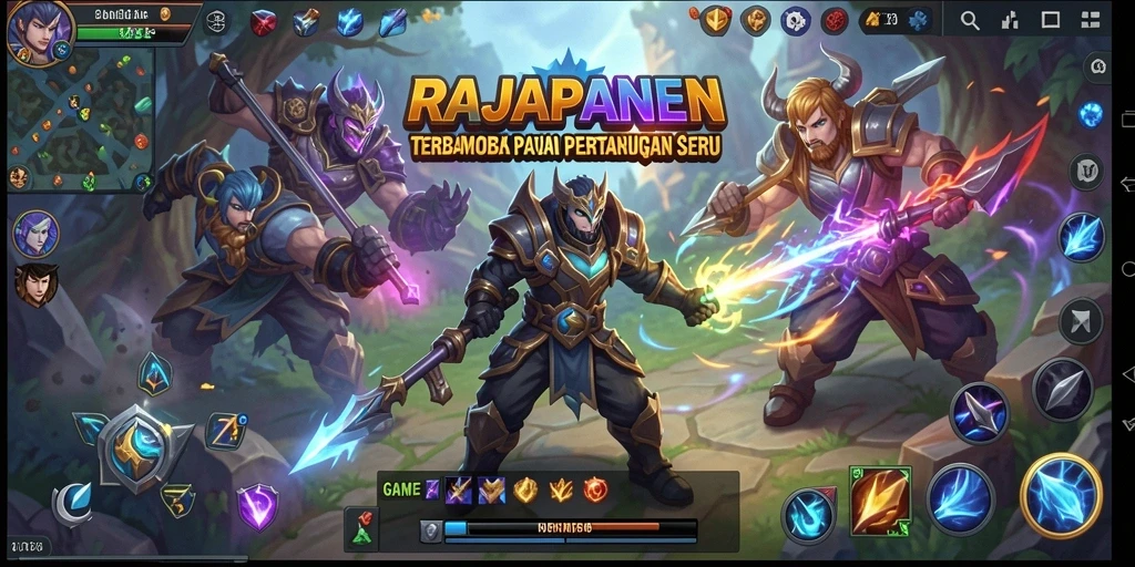 Tampilan gameplay seru dari RAJAPANEN yang penuh aksi.
