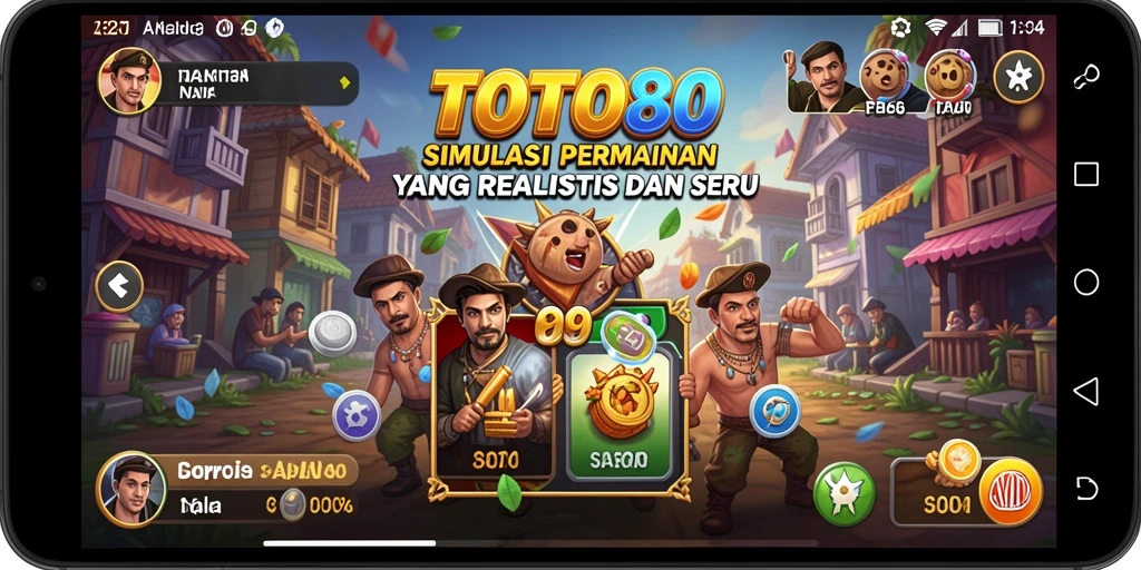 Tampilan gameplay TOTO80 dengan berbagai opsi kustomisasi yang menarik.