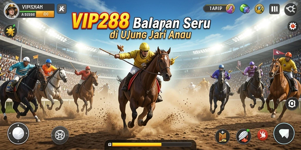 Tampilan gameplay Racing yang mendebarkan di VIP288.
